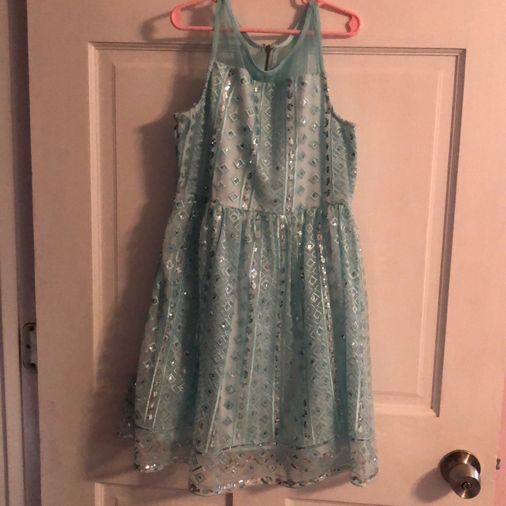 Justice blue dress size 10